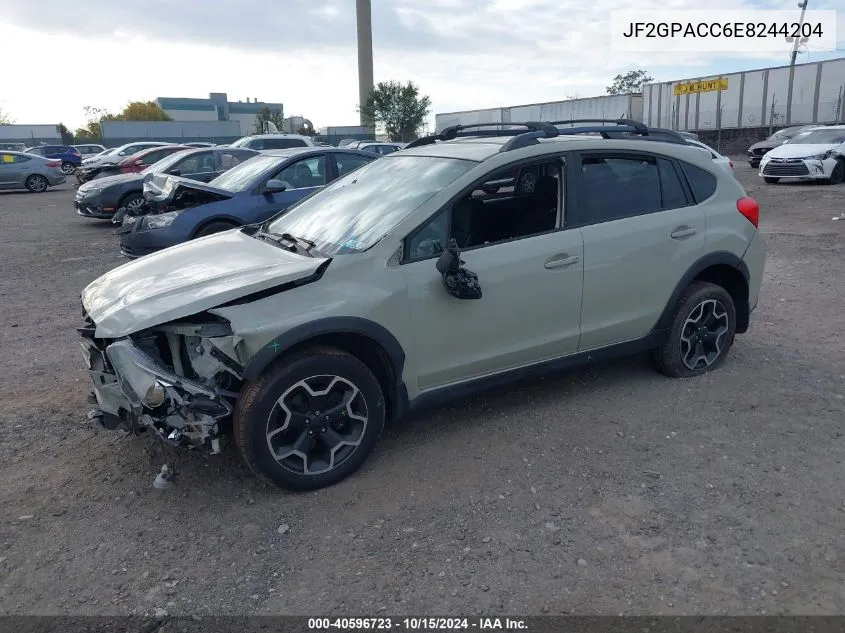 2014 Subaru Xv Crosstrek 2.0I Premium VIN: JF2GPACC6E8244204 Lot: 40596723