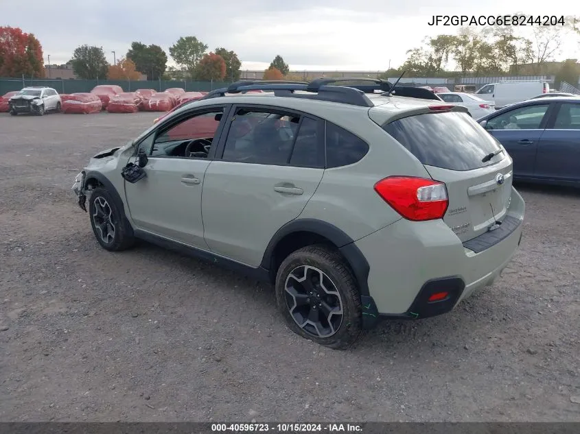 2014 Subaru Xv Crosstrek 2.0I Premium VIN: JF2GPACC6E8244204 Lot: 40596723