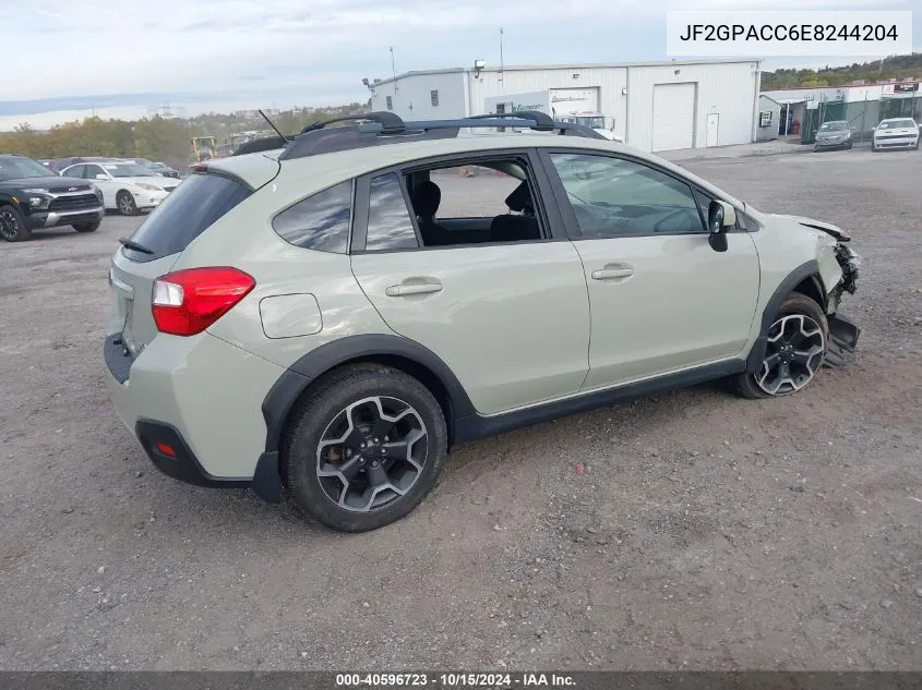 2014 Subaru Xv Crosstrek 2.0I Premium VIN: JF2GPACC6E8244204 Lot: 40596723