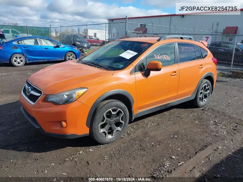 2014 Subaru Xv Crosstrek 2.0I Premium VIN: JF2GPACCXE8254735 Lot: 40607670