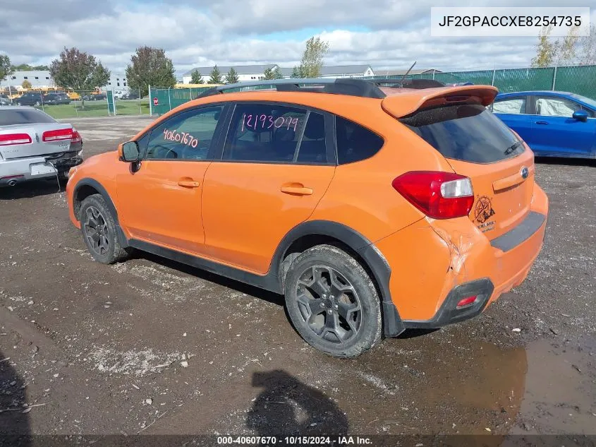 2014 Subaru Xv Crosstrek 2.0I Premium VIN: JF2GPACCXE8254735 Lot: 40607670