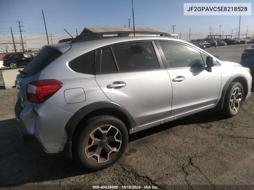 2014 Subaru Xv Crosstrek 2.0I Premium VIN: JF2GPAVC5E8218528 Lot: 40635009