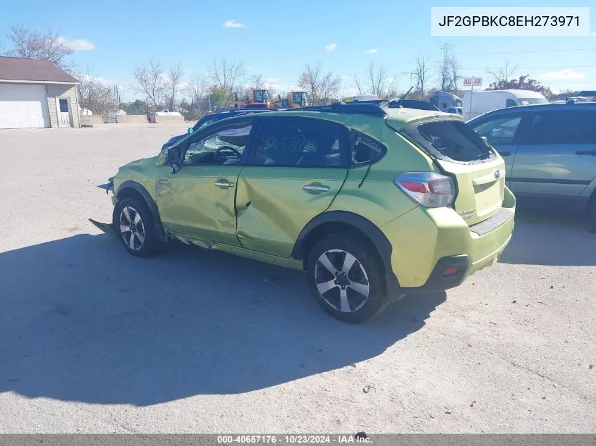 2014 Subaru Xv Crosstrek Hybrid 2.0I Touring VIN: JF2GPBKC8EH273971 Lot: 40657176