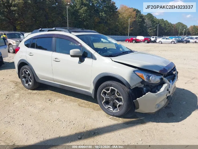 2014 Subaru Xv Crosstrek 2.0I Limited VIN: JF2GPAKC2EH323337 Lot: 40664188