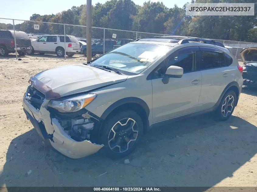 2014 Subaru Xv Crosstrek 2.0I Limited VIN: JF2GPAKC2EH323337 Lot: 40664188