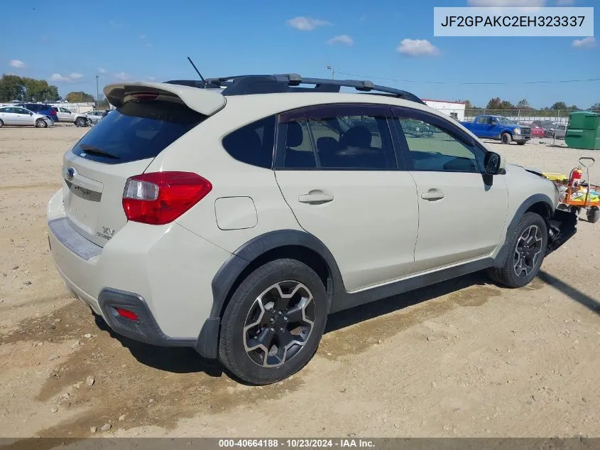 2014 Subaru Xv Crosstrek 2.0I Limited VIN: JF2GPAKC2EH323337 Lot: 40664188