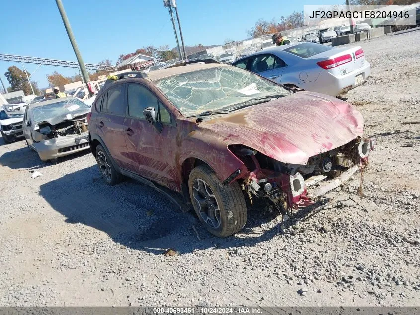 2014 Subaru Xv Crosstrek 2.0I Limited VIN: JF2GPAGC1E8204946 Lot: 40693451