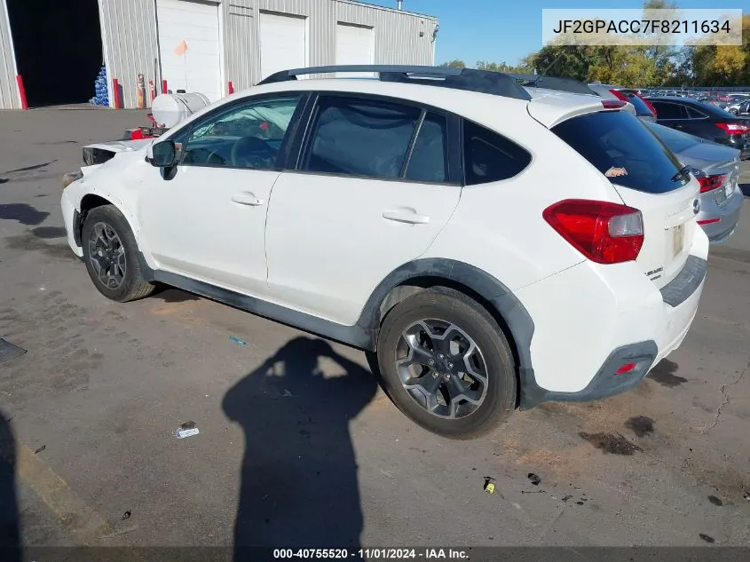 JF2GPACC7F8211634 2015 Subaru Xv Crosstrek 2.0I Premium