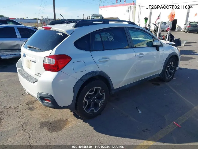 JF2GPACC7F8211634 2015 Subaru Xv Crosstrek 2.0I Premium