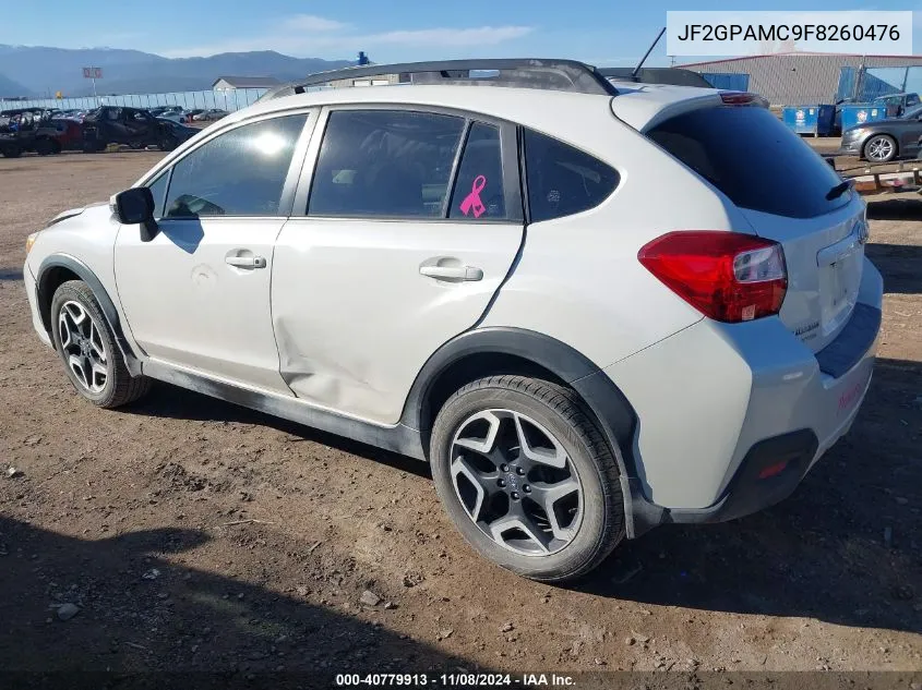 2015 Subaru Xv Crosstrek 2.0I Limited VIN: JF2GPAMC9F8260476 Lot: 40779913