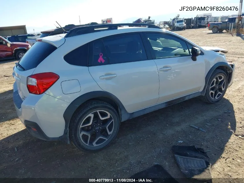 2015 Subaru Xv Crosstrek 2.0I Limited VIN: JF2GPAMC9F8260476 Lot: 40779913