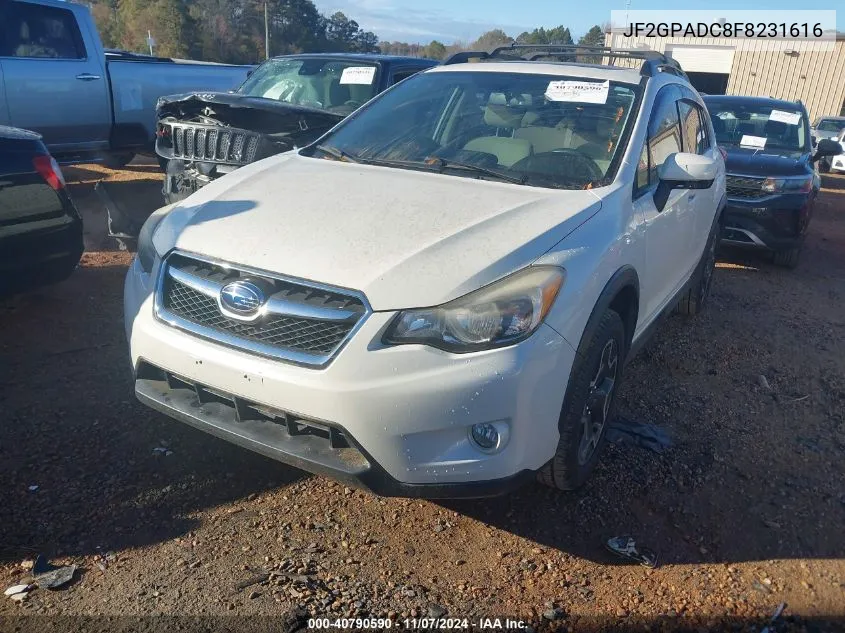 2015 Subaru Xv Crosstrek 2.0I Premium VIN: JF2GPADC8F8231616 Lot: 40790590