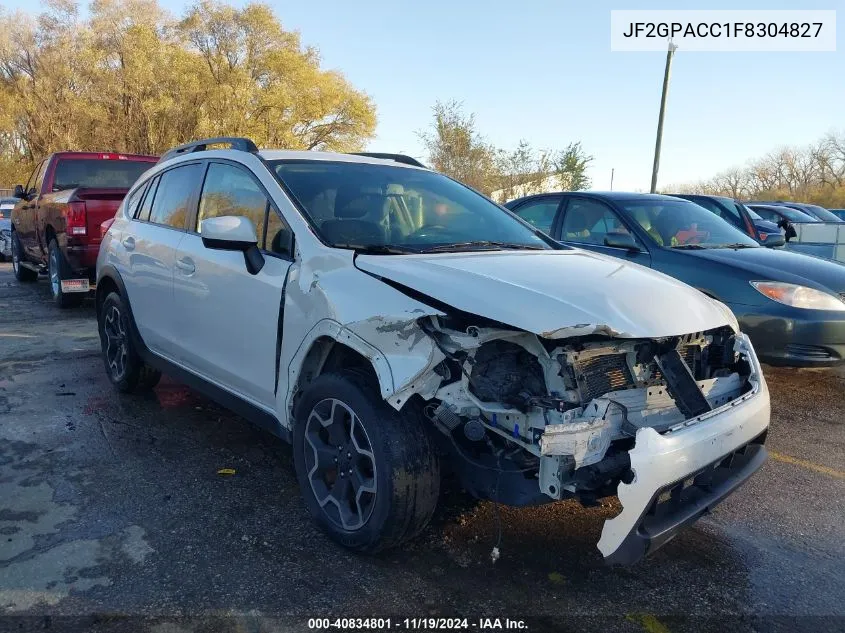 2015 Subaru Xv Crosstrek Premium VIN: JF2GPACC1F8304827 Lot: 40834801