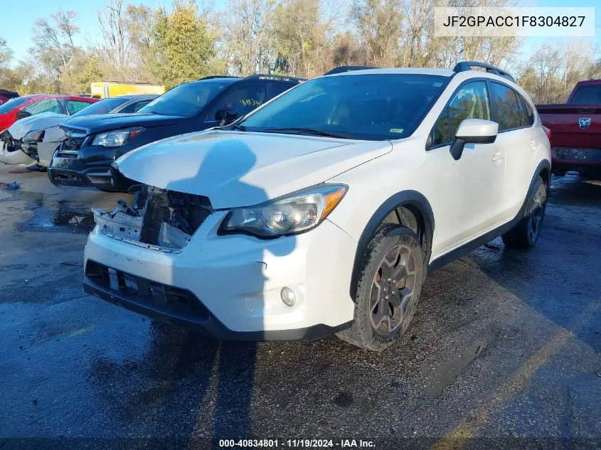 2015 Subaru Xv Crosstrek Premium VIN: JF2GPACC1F8304827 Lot: 40834801