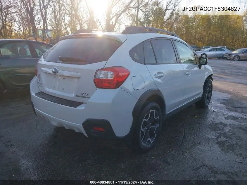 2015 Subaru Xv Crosstrek Premium VIN: JF2GPACC1F8304827 Lot: 40834801