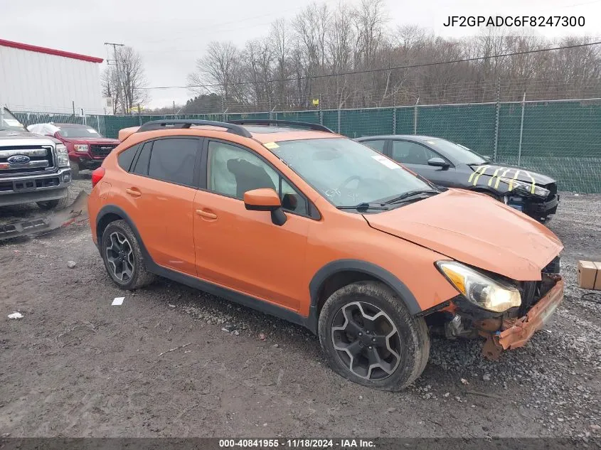 2015 Subaru Xv Crosstrek 2.0 Premium VIN: JF2GPADC6F8247300 Lot: 40841955