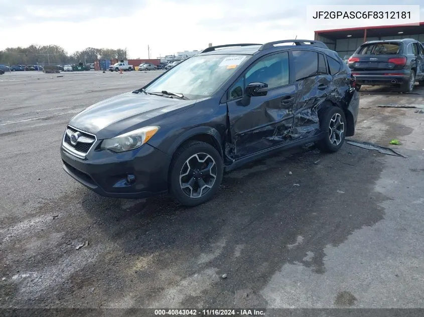 2015 Subaru Xv Crosstrek 2.0I Limited VIN: JF2GPASC6F8312181 Lot: 40843042