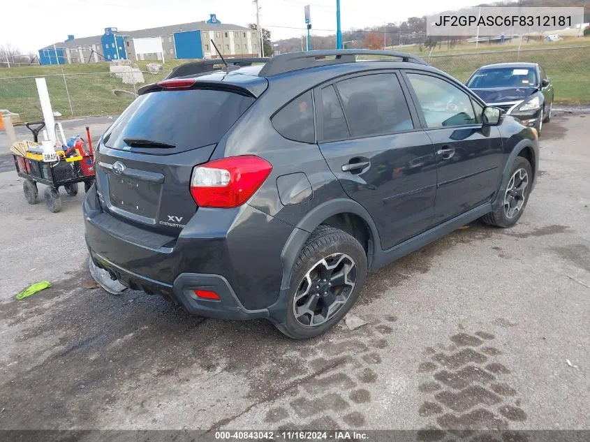 2015 Subaru Xv Crosstrek 2.0I Limited VIN: JF2GPASC6F8312181 Lot: 40843042