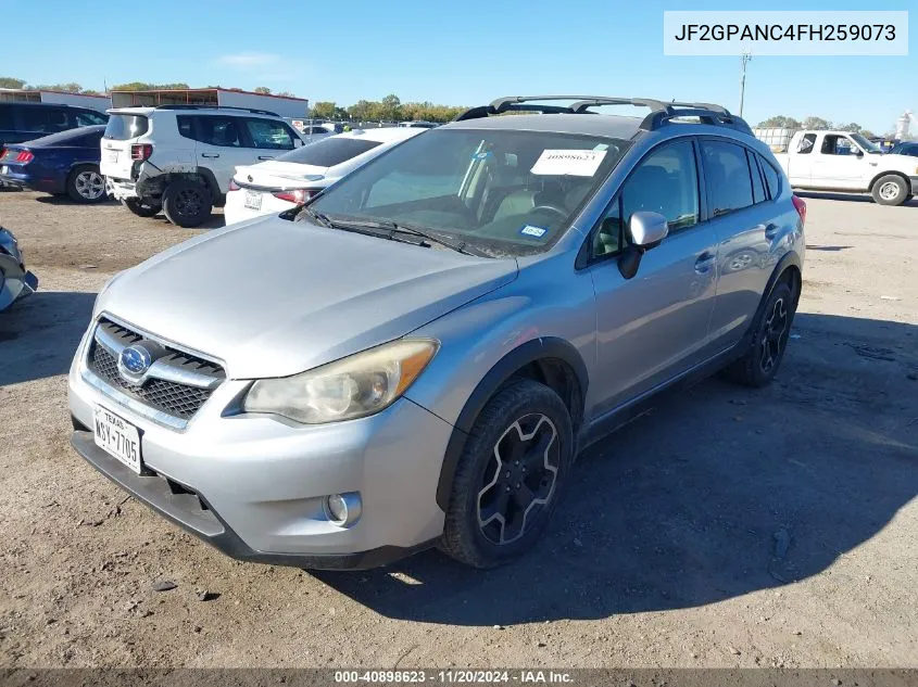 2015 Subaru Xv Crosstrek 2.0I Limited VIN: JF2GPANC4FH259073 Lot: 40898623