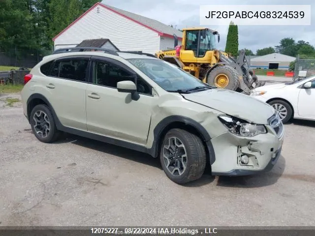 2016 Subaru Crosstrek VIN: JF2GPABC4G8324539 Lot: 12075227