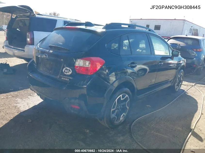 2016 Subaru Crosstrek 2.0I Limited VIN: JF2GPANC9GH308445 Lot: 40670662