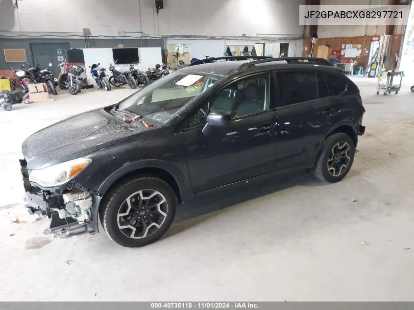 JF2GPABCXG8297721 2016 Subaru Crosstrek 2.0I Premium