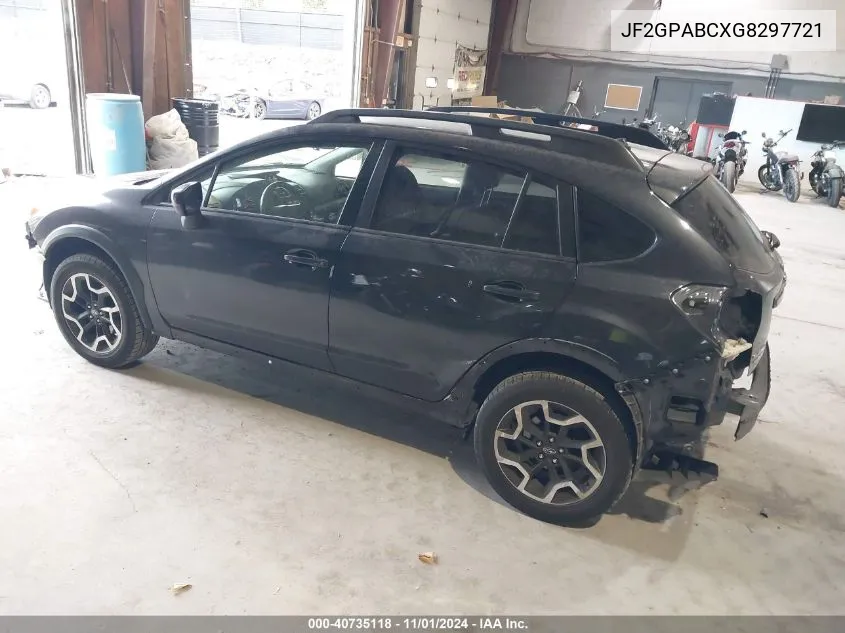 JF2GPABCXG8297721 2016 Subaru Crosstrek 2.0I Premium