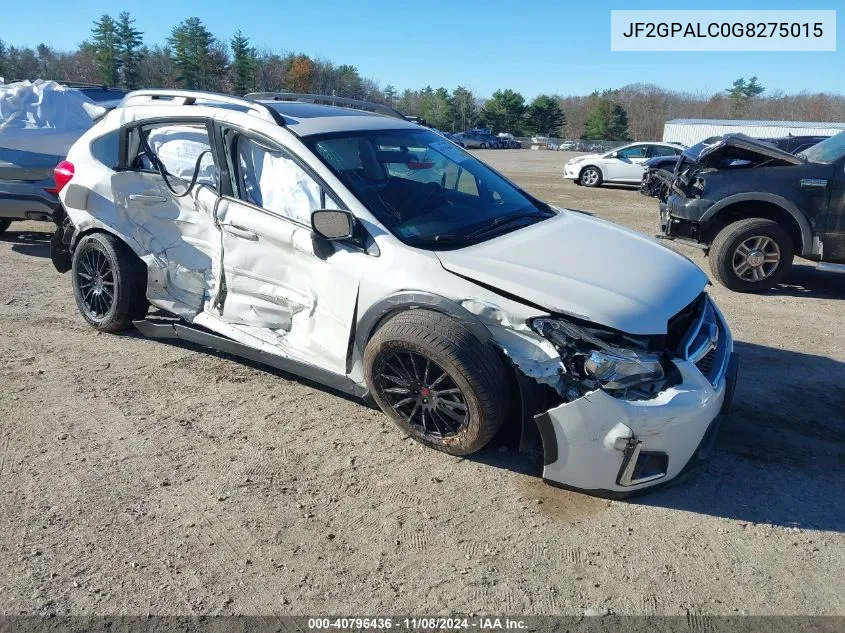 2016 Subaru Crosstrek 2.0I Limited VIN: JF2GPALC0G8275015 Lot: 40796436