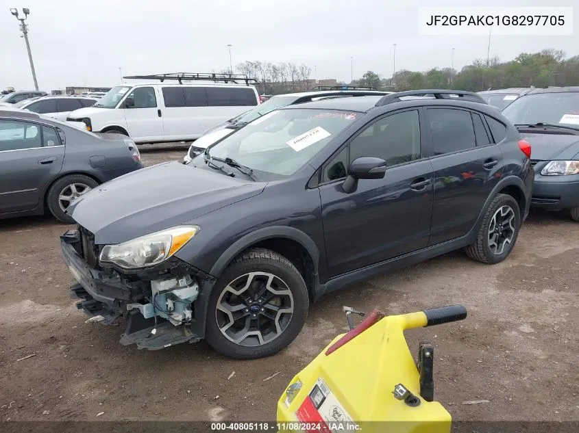 2016 Subaru Crosstrek 2.0I Limited VIN: JF2GPAKC1G8297705 Lot: 40805118