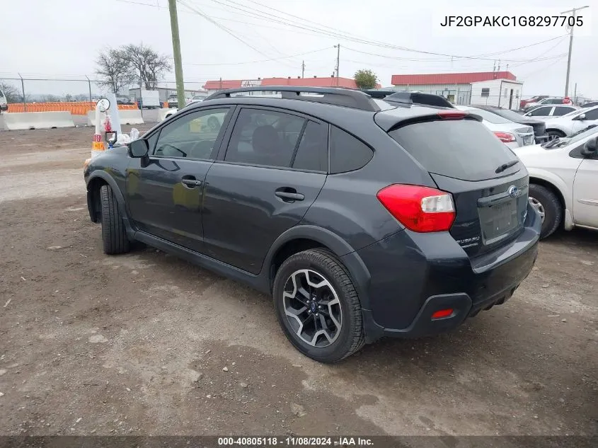 2016 Subaru Crosstrek 2.0I Limited VIN: JF2GPAKC1G8297705 Lot: 40805118