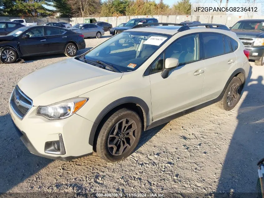 2016 Subaru Crosstrek 2.0I Limited VIN: JF2GPANC6G8236412 Lot: 40870879