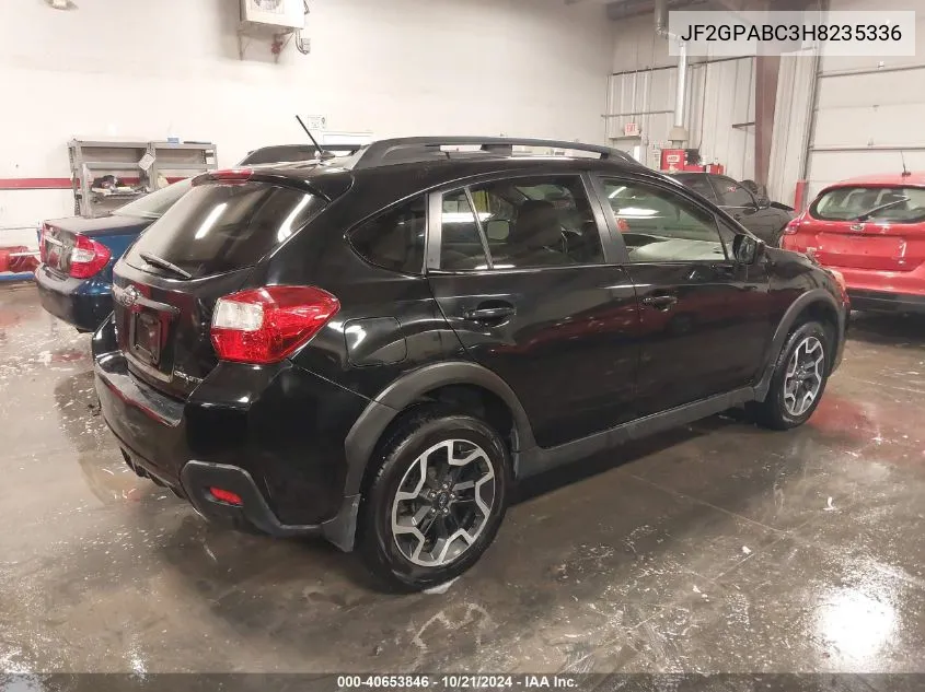 2017 Subaru Crosstrek 2.0I Premium VIN: JF2GPABC3H8235336 Lot: 40653846