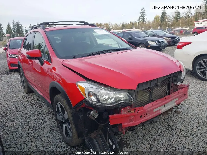 2017 Subaru Crosstrek 2.0I Premium VIN: JF2GPABC4H8206721 Lot: 40694288