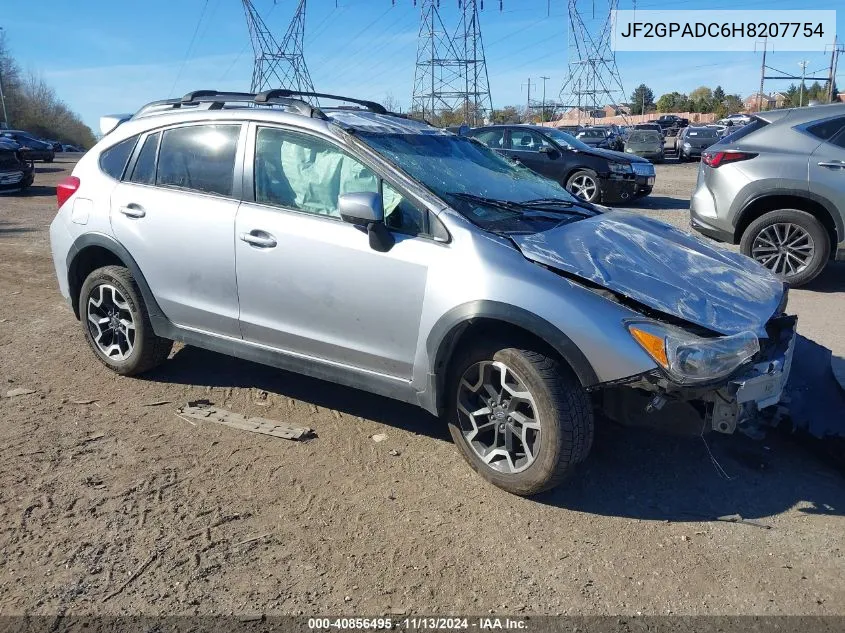 2017 Subaru Crosstrek 2.0I Premium VIN: JF2GPADC6H8207754 Lot: 40856495