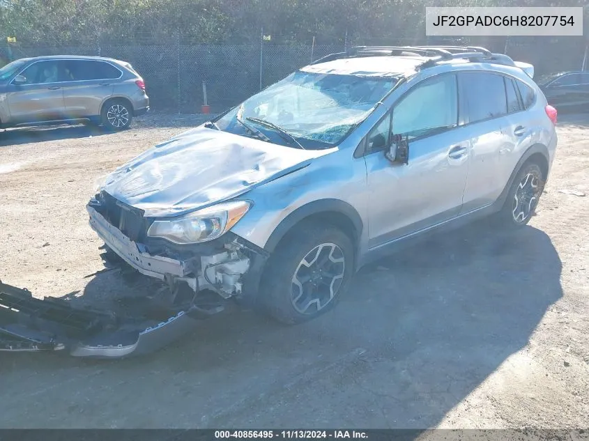 2017 Subaru Crosstrek 2.0I Premium VIN: JF2GPADC6H8207754 Lot: 40856495