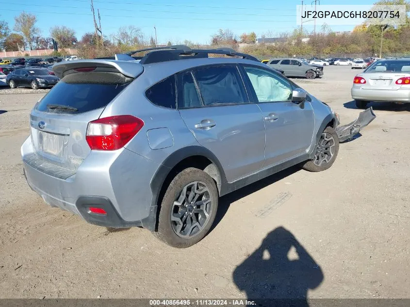 2017 Subaru Crosstrek 2.0I Premium VIN: JF2GPADC6H8207754 Lot: 40856495