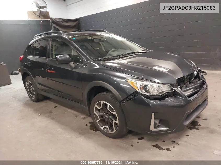 2017 Subaru Crosstrek 2.0I Premium VIN: JF2GPADC3H8215083 Lot: 40857792