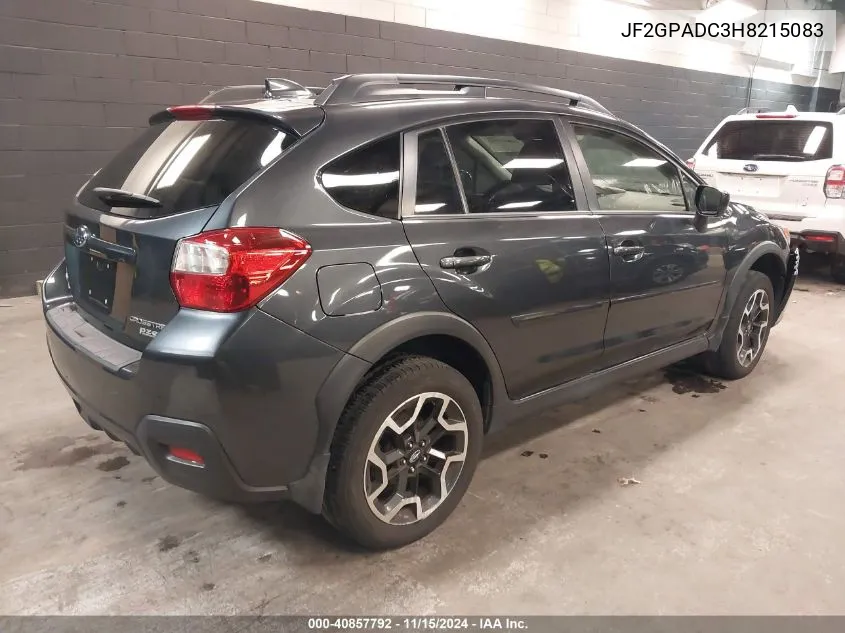 2017 Subaru Crosstrek 2.0I Premium VIN: JF2GPADC3H8215083 Lot: 40857792