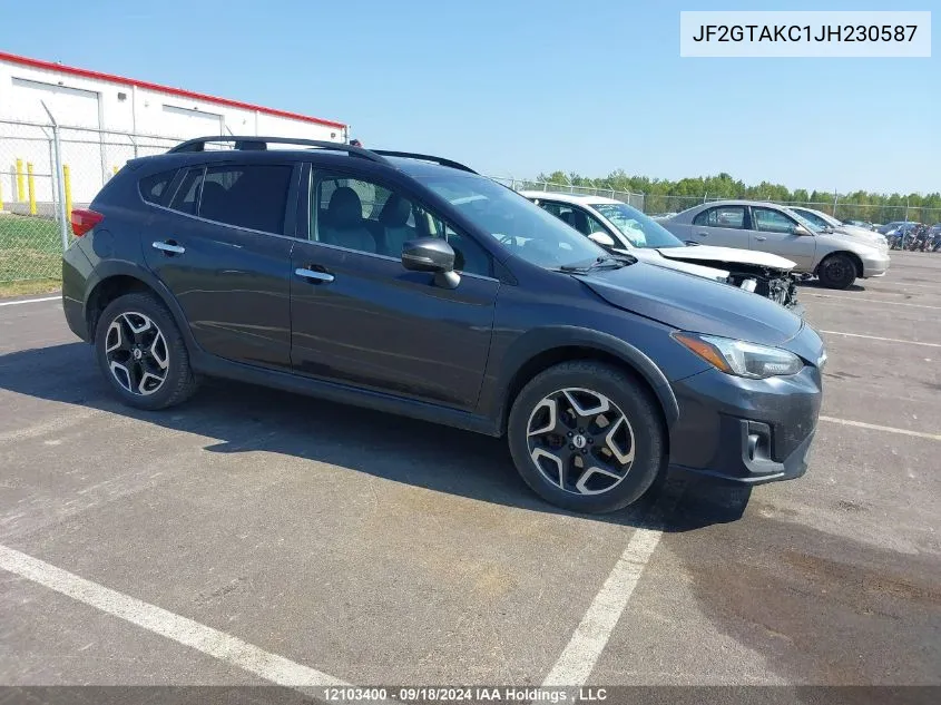 2018 Subaru Crosstrek VIN: JF2GTAKC1JH230587 Lot: 12103400