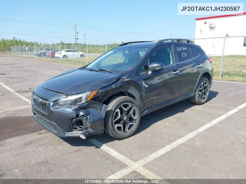 2018 Subaru Crosstrek VIN: JF2GTAKC1JH230587 Lot: 12103400