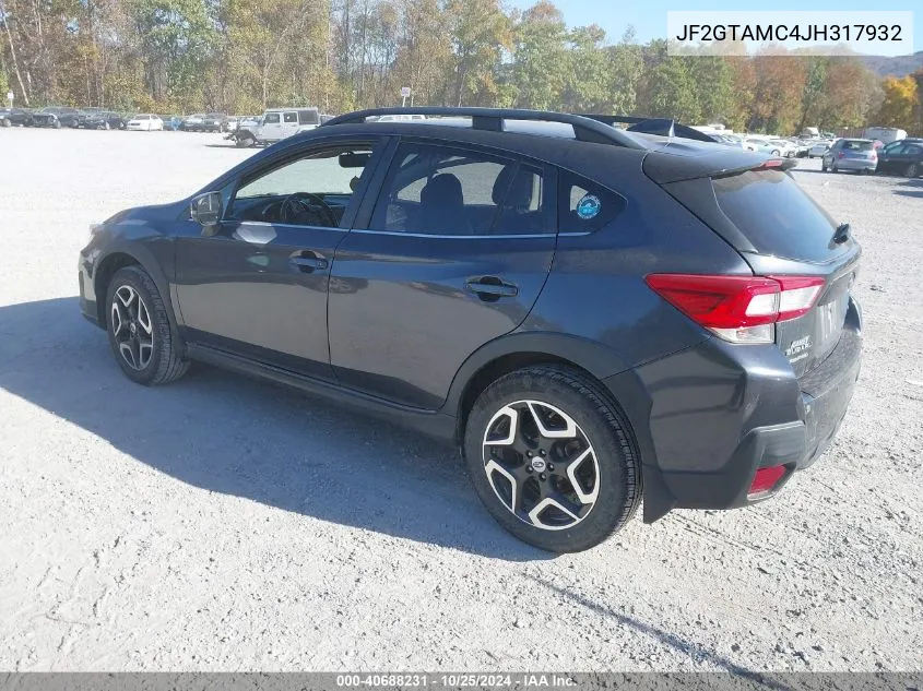 2018 Subaru Crosstrek 2.0I Limited VIN: JF2GTAMC4JH317932 Lot: 40688231