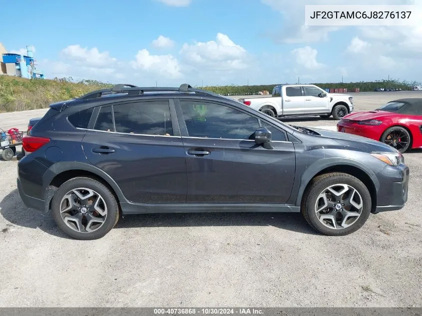 2018 Subaru Crosstrek 2.0I Limited VIN: JF2GTAMC6J8276137 Lot: 40736868