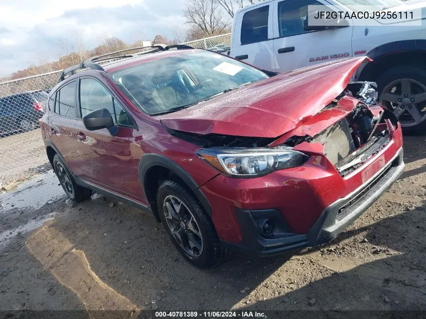 2018 Subaru Crosstrek 2.0I VIN: JF2GTAAC0J9256111 Lot: 40781389