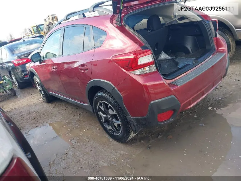 2018 Subaru Crosstrek 2.0I VIN: JF2GTAAC0J9256111 Lot: 40781389