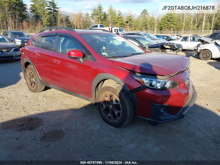 2018 Subaru Crosstrek 2.0I Premium VIN: JF2GTABC8JH216878 Lot: 40797899