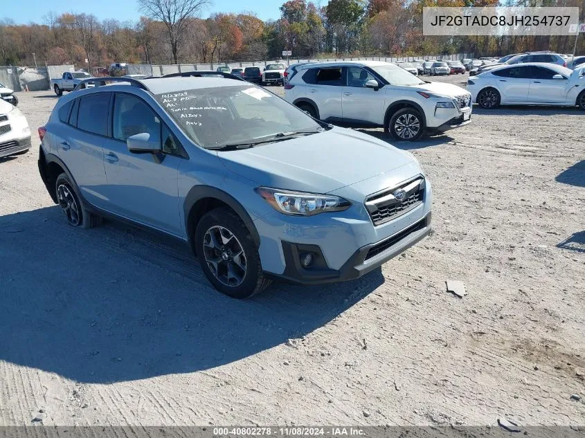 JF2GTADC8JH254737 2018 Subaru Crosstrek 2.0I Premium