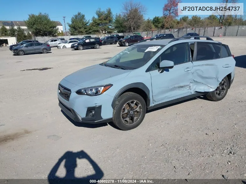 JF2GTADC8JH254737 2018 Subaru Crosstrek 2.0I Premium