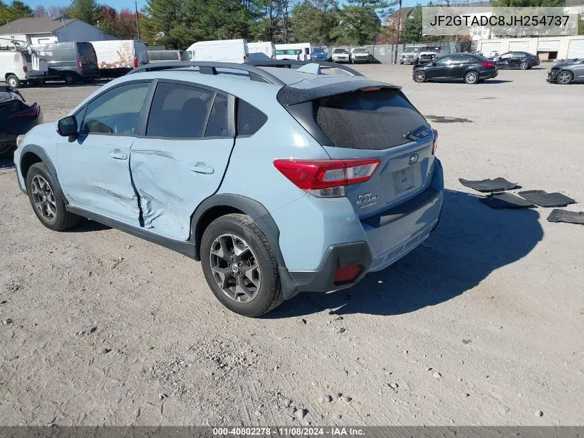 JF2GTADC8JH254737 2018 Subaru Crosstrek 2.0I Premium