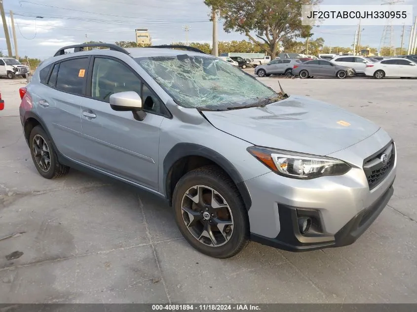 2018 Subaru Crosstrek 2.0I Premium VIN: JF2GTABC0JH330955 Lot: 40881894