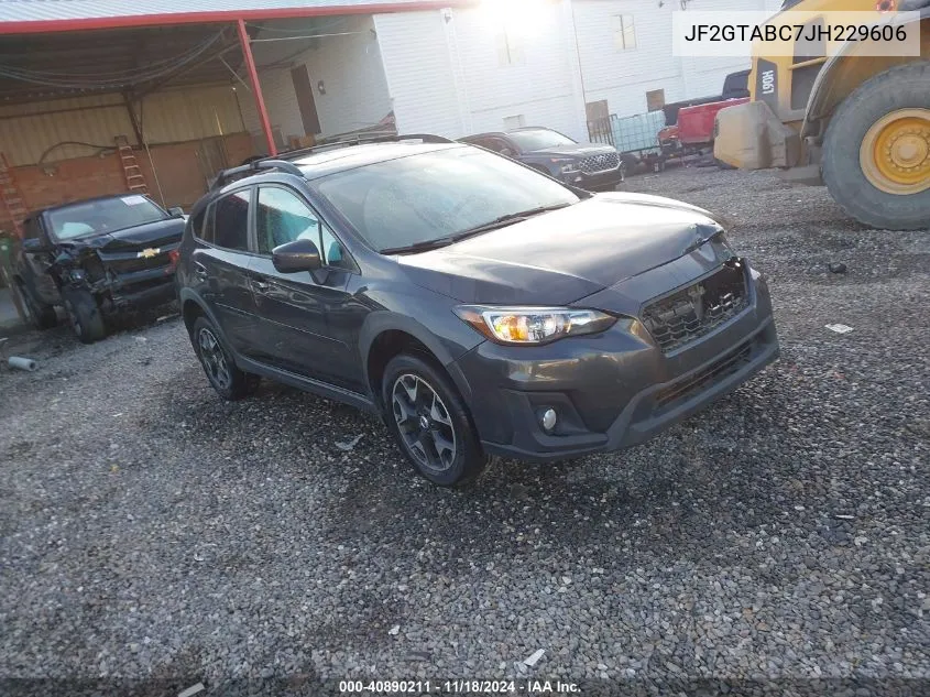 2018 Subaru Crosstrek 2.0I Premium VIN: JF2GTABC7JH229606 Lot: 40890211